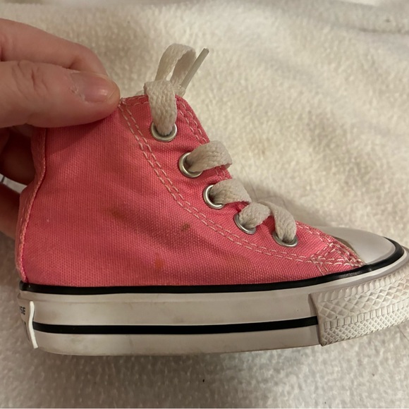 Converse Kids High-Top Sneakers in Pink-Size 4 (infant) Skater Rock Cool Retro - Picture 5 of 7